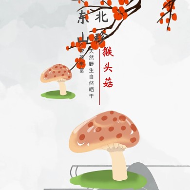 猴頭菇主圖 猴頭菇 野生 特產(chǎn)