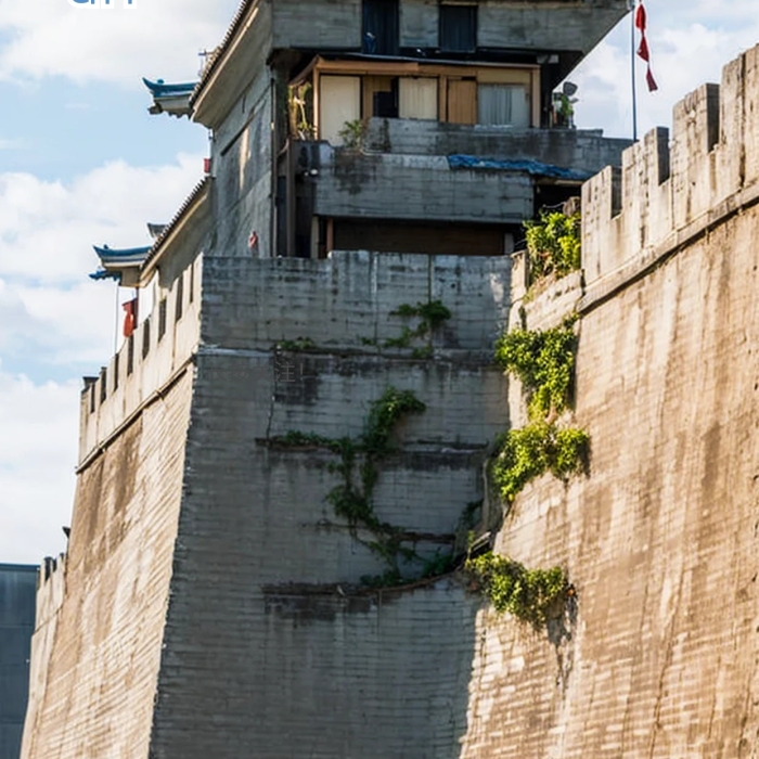 古風(fēng)大氣陜西西安融字全屏海報(bào)