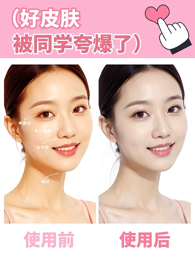 使用前后对比图效果模板