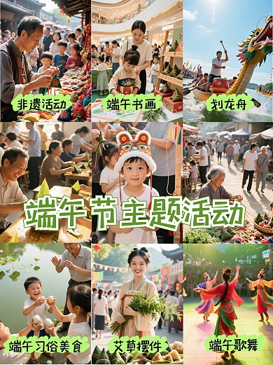 端午节活动小红书封面