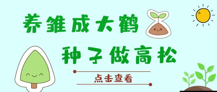 種子播種成長卡通綠色新媒體公眾號封面