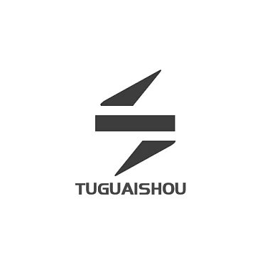 灰色简约企业字母S形logo设计