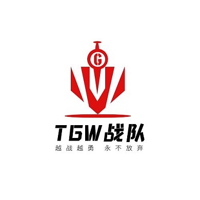 游戲戰(zhàn)隊(duì)TGW利劍紅色簡(jiǎn)約LOGO
