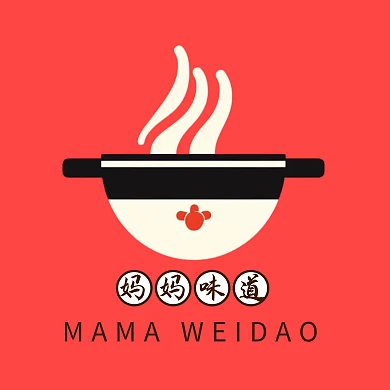 卡通可爱手绘通用餐饮LOGO