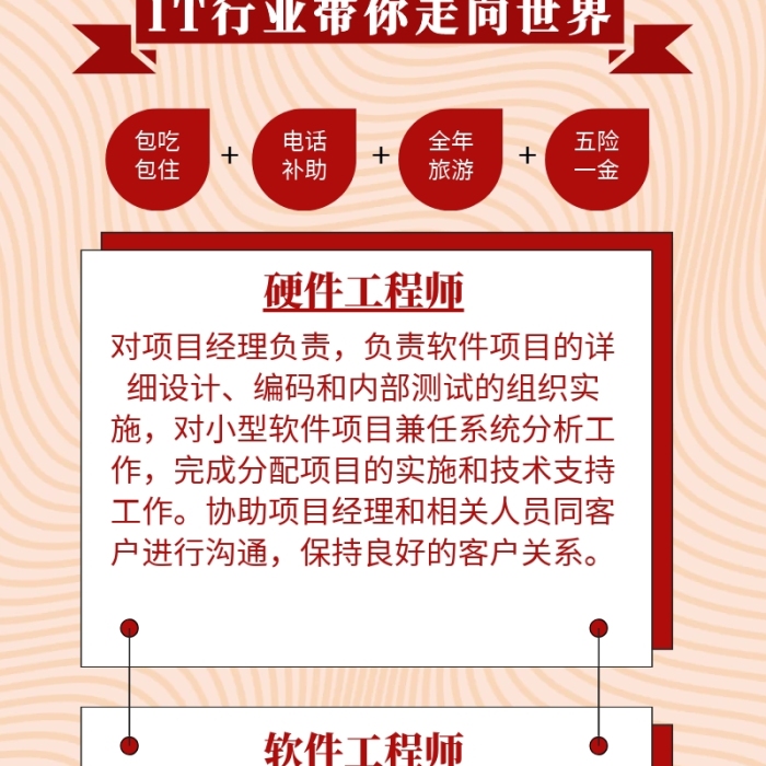 IT招聘营销长图