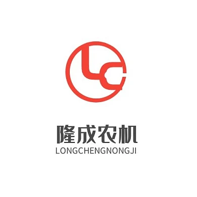 logo设计农机机械简约头像