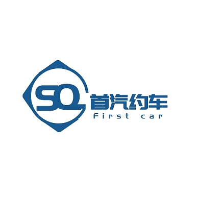 首汽約車藍色字母創(chuàng)意LOGO設(shè)計