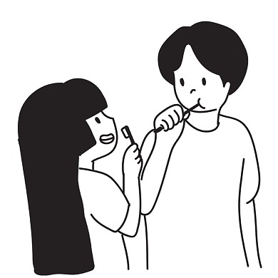 情侶頭像人物黑白線條紅包頭像