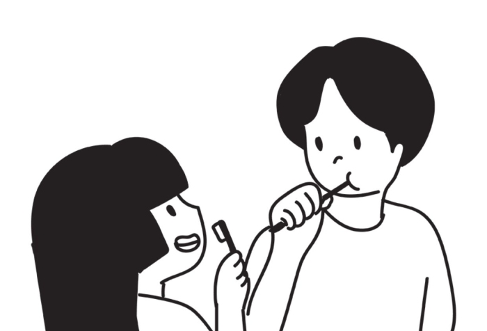 情侶頭像人物黑白線條紅包頭像
