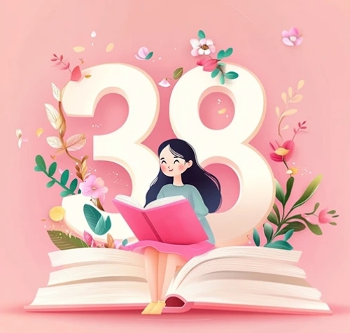 粉色簡約風(fēng)女神節(jié)公眾號次圖