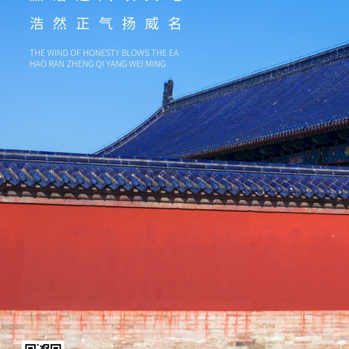 簡(jiǎn)約風(fēng)廉潔文化建設(shè)攝影圖海報(bào)