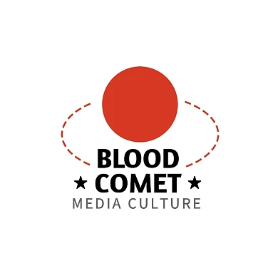 红色彗星简约欧美红黑文创潮牌logo设计