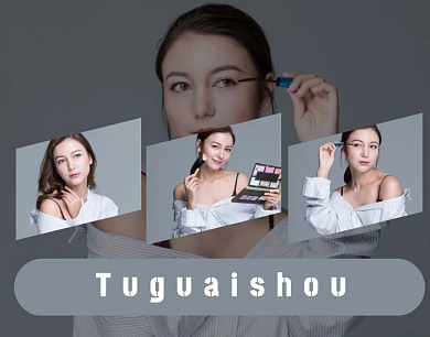 时尚潮流魅力女人大气照片拼图