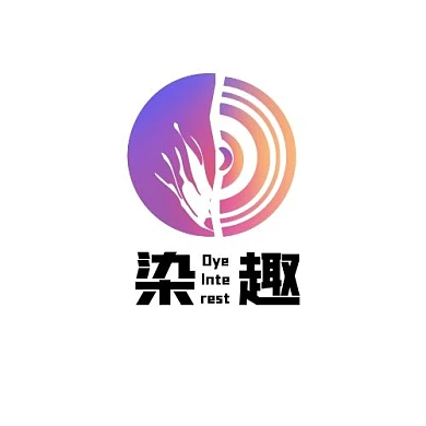染趣渐变圆形创意LOGO设计
