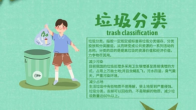 垃圾分类手抄报模板