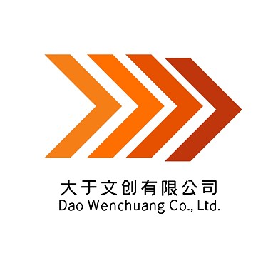 大于文創(chuàng)有限公司漸變符號(hào)logo設(shè)計(jì)