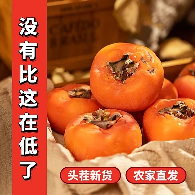 水果柿子电商直播主图直通车