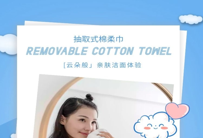 卡通創(chuàng)意日用品洗臉巾電商產(chǎn)品介紹詳情頁