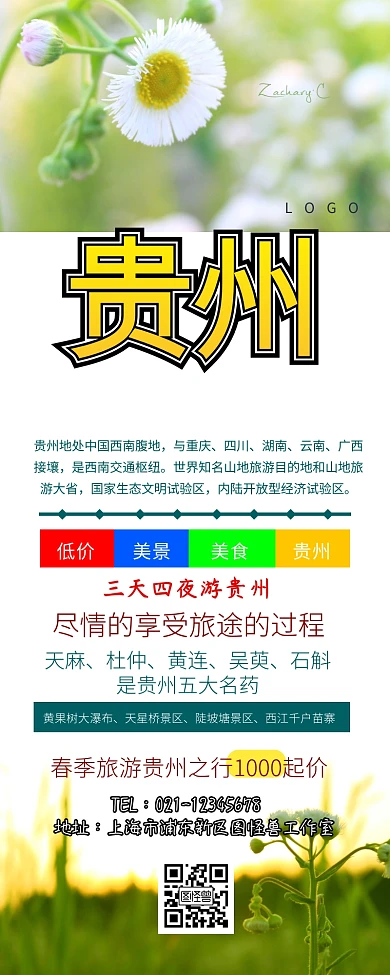 贵州游海报营销长图