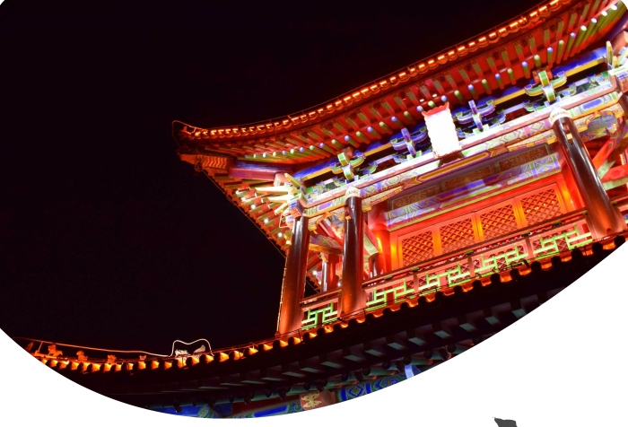 古城開封旅游灰色創(chuàng)意宣傳豎版海報