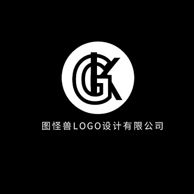2020GK字母LOGO设计