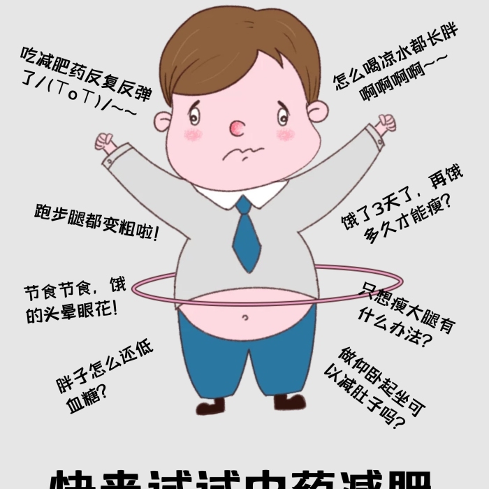 中藥淺灰簡約減肥豎版易拉寶