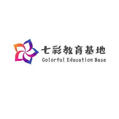 七彩教育基地培训班logo设计