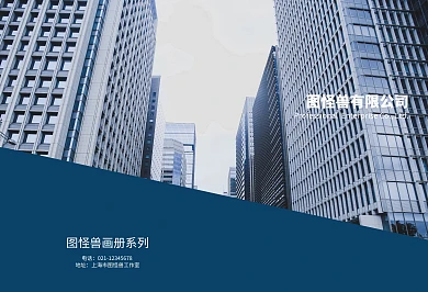 工業(yè)房產(chǎn)貿(mào)易科技企業(yè)公司畫冊