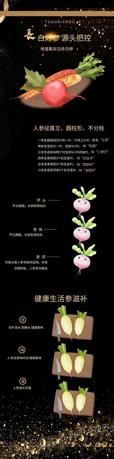 长白山人参详细页