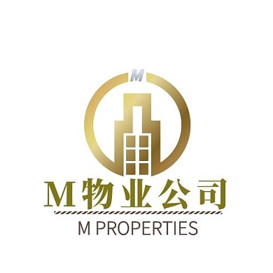 金色大氣物業(yè)公司LOGO