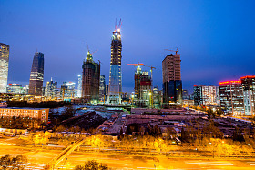 北京城市夜景照片
