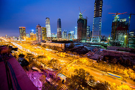 北京城市夜景图片
