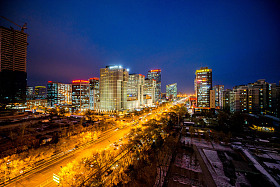 北京城市夜景图片