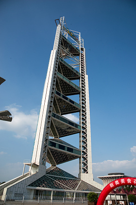 北京奥体中心玲珑塔照片