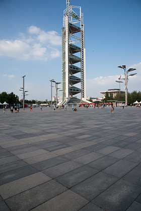 北京奥体中心玲珑塔图片