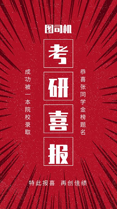 喜庆高考喜报gif海报