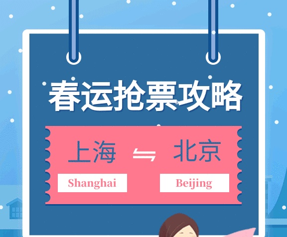 春节抢票攻略车票买票高铁回家海报