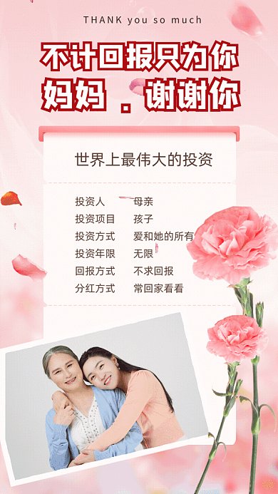 母亲节GIF动态海报