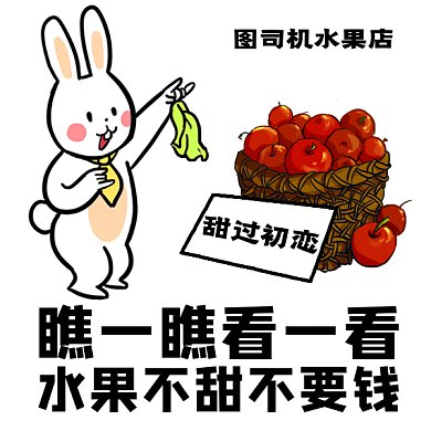 手绘水果促销GIF表情包