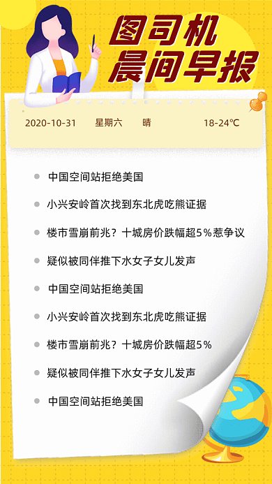 晨间早报GIf动态海报