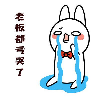 卡通哭泣gif表情包