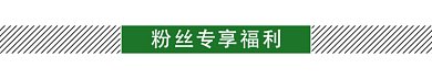 绿色粉丝福利专项动态分割线