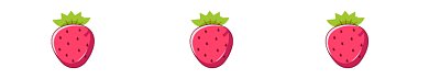卡通草莓gif分割线