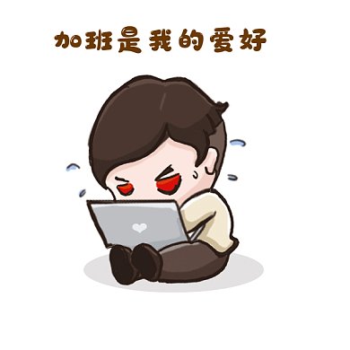 疯狂上班gif表情包