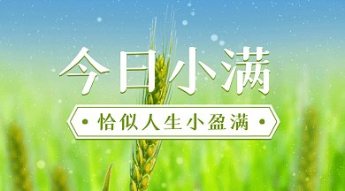 小满唯美绿色动态摄影图gif横图