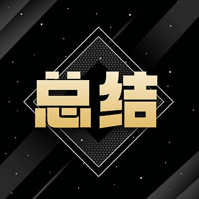 年终总结高端黑金创意gif文章配图
