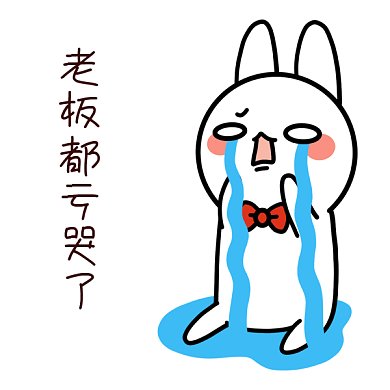 卡通哭泣gif表情包