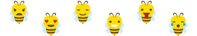 黄色小蜜蜂gif分割线