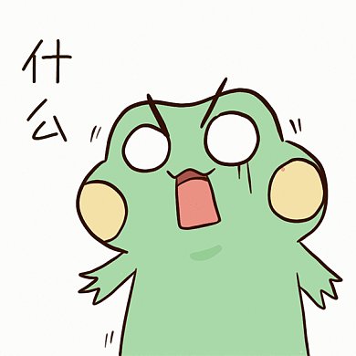 青蛙惊讶gif表情包