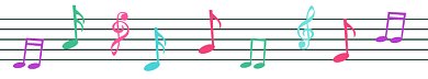 音符五线谱gif分割线